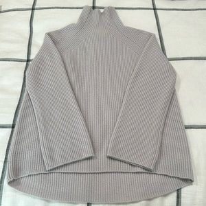 NAKEDCASHMERE Cora Mock Neck Cashmere Sweater in Sheepskin